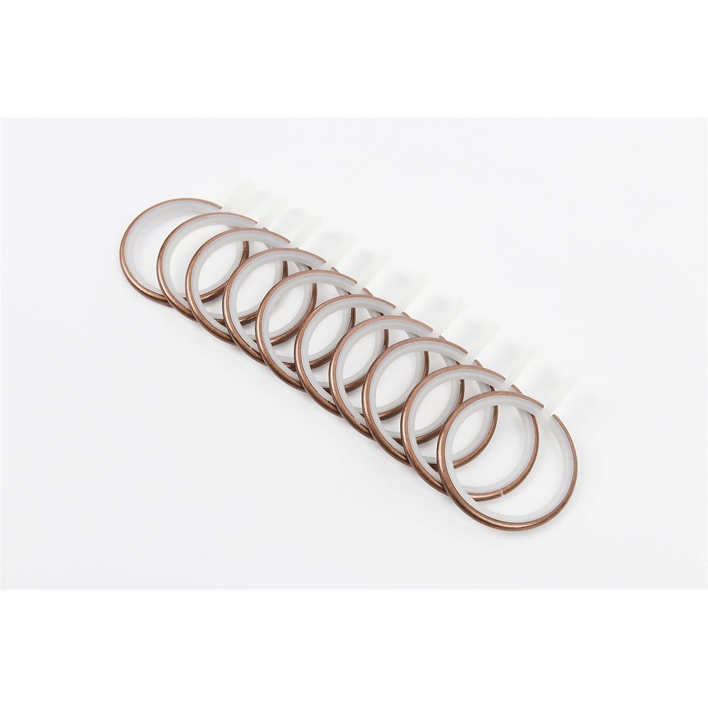 Curtain Rings Pack of 10 Antique Copper, Gold