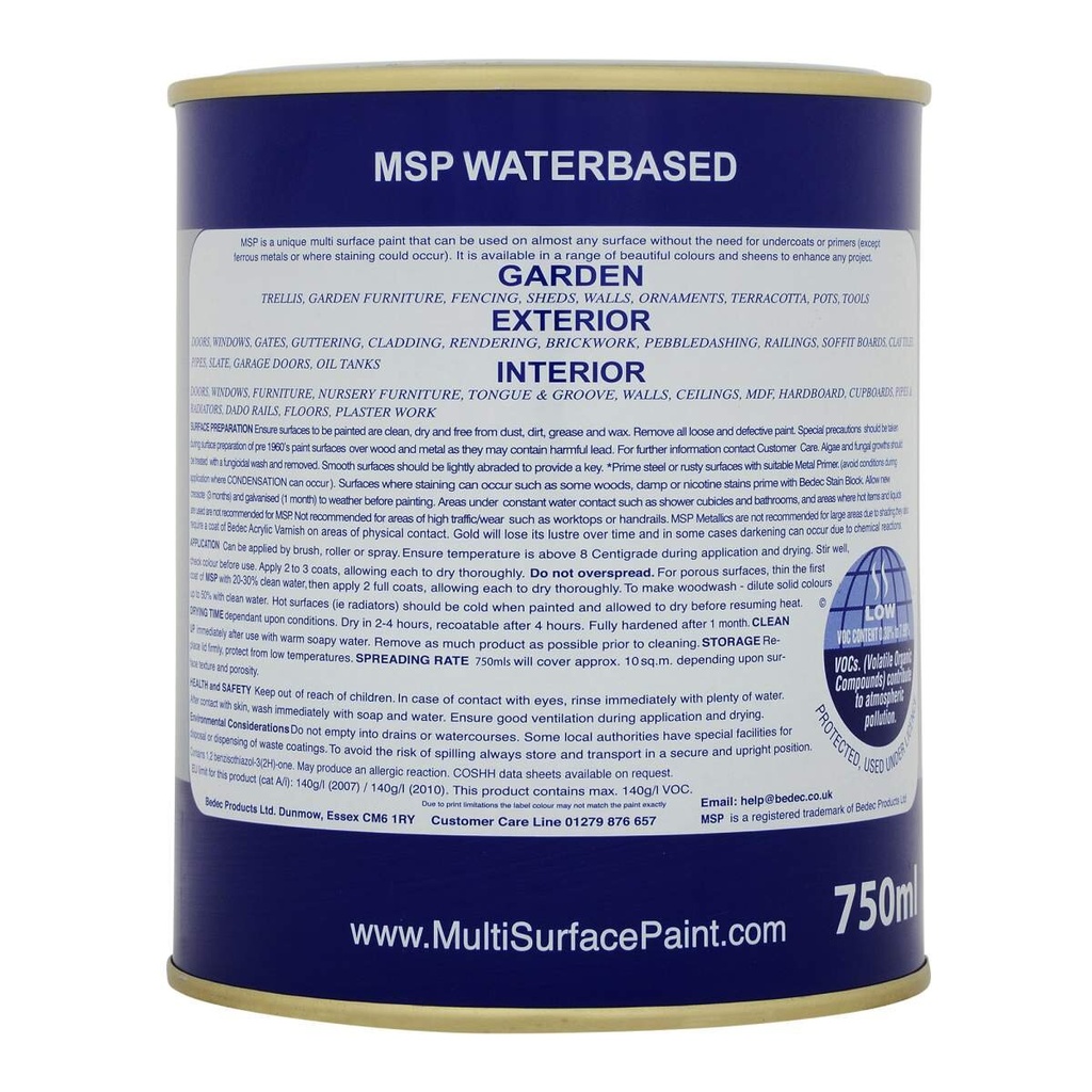 Bedec Multi Surface Paint Soft Satin Plum