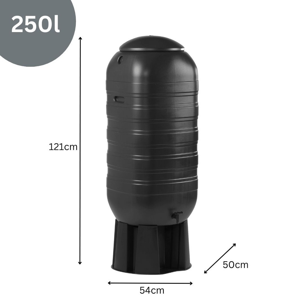 250L Slimline Water Butt Set
