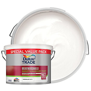 [25046] Dulux Trade Weathershield Pure Brilliant White 7.5L