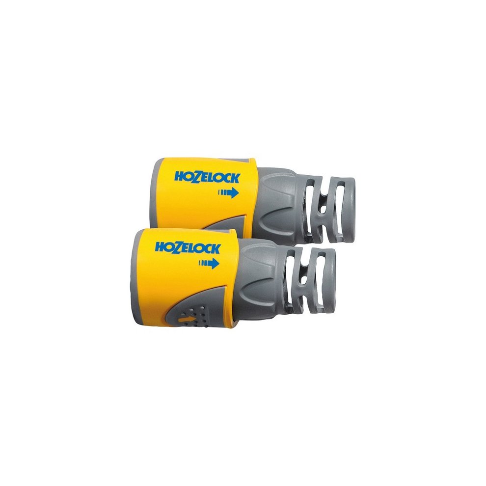 [HOZ2050P25] Hozelock 2050 Hose End Connector Plus for Ø12.5-15mm (1/2-5/8in) Hose (Twin Pack)