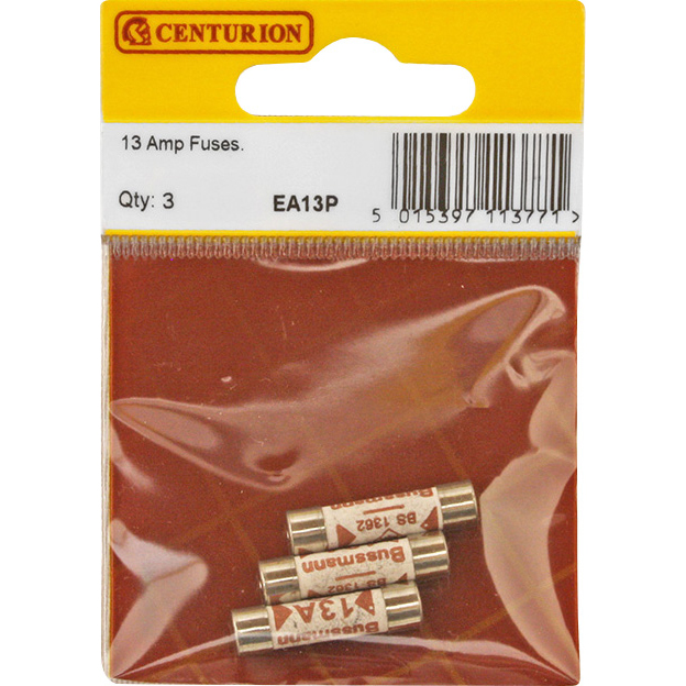 Centurion 13 Amp Fuses (Pack of 3)