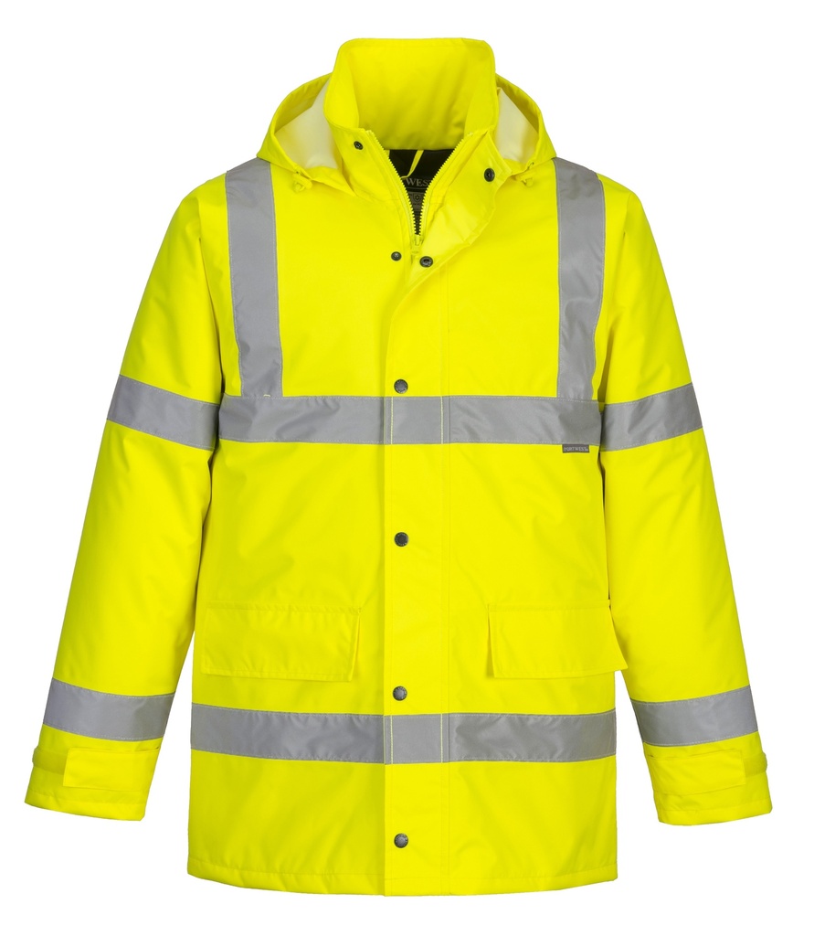 Portwest Hi-Vis Winter Traffic Jacket Yellow - XXL