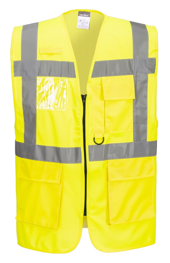 Portwest Berlin Hi-Vis Executive Vest Yellow - XXL