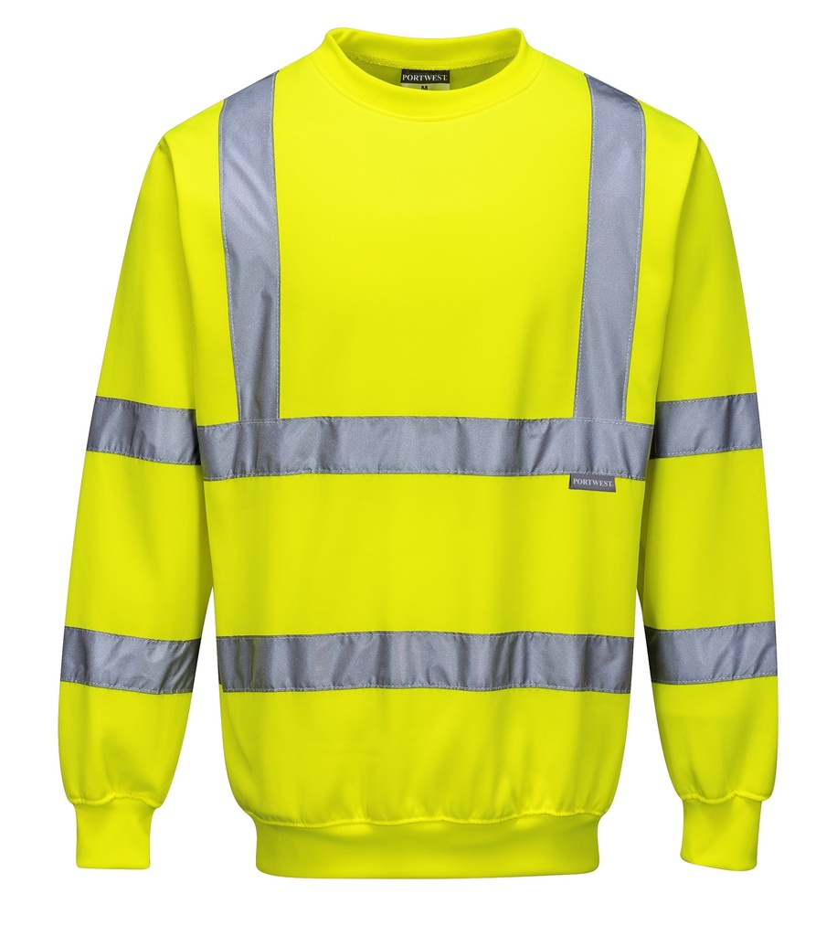 Portwest Hi-Vis Sweatshirt Yellow - M