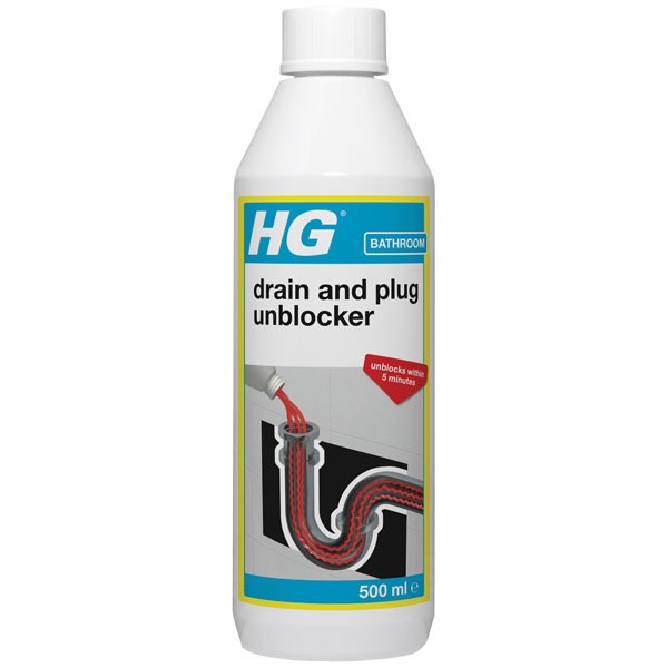 HG Drain and Plug Unblocker 500ml