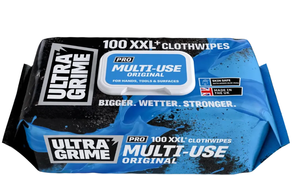 Ultragrime Pro Multiuse XXL Wipes 100 Pack