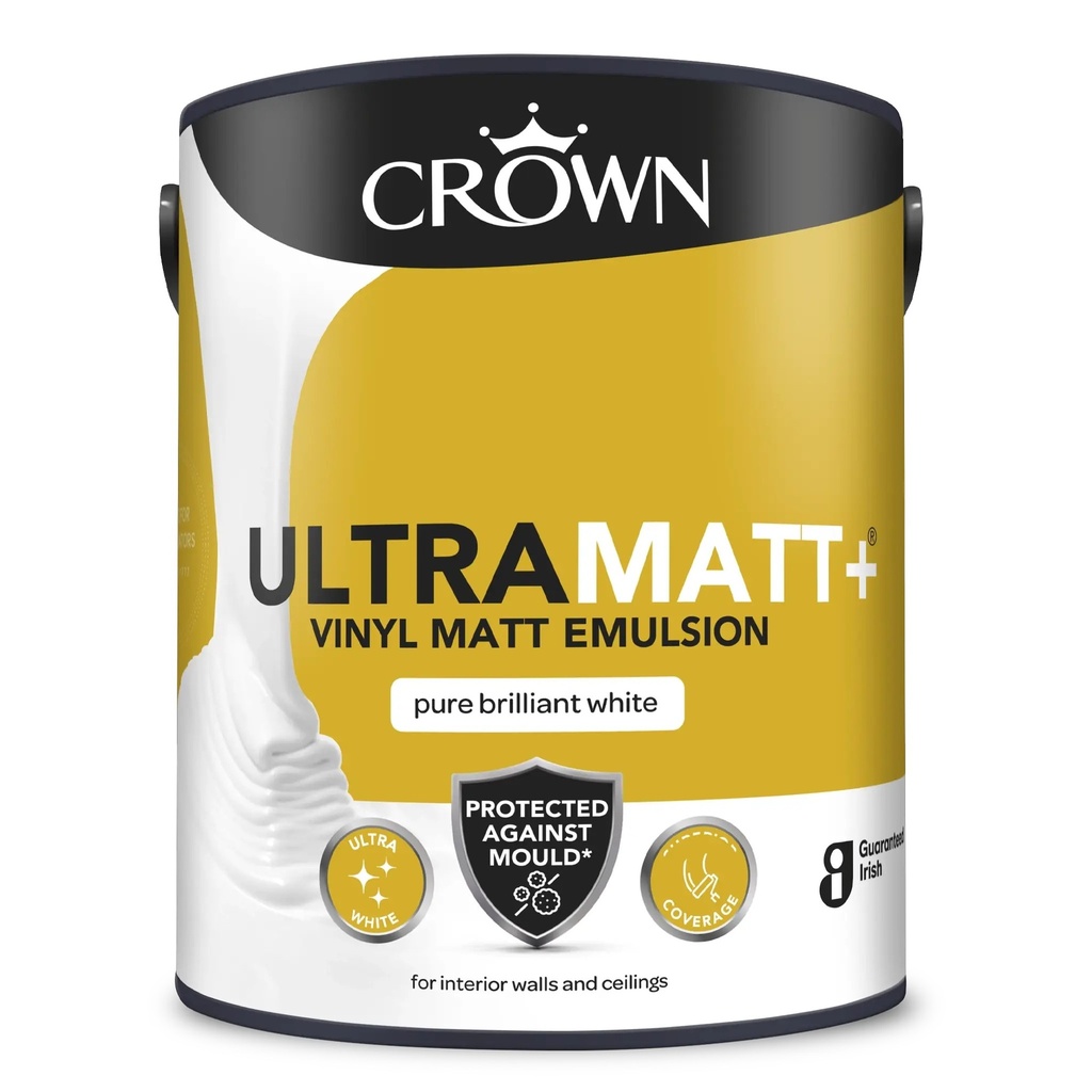 [104451] Crown Ultramatt Plus Pure Brilliant White 2.5L