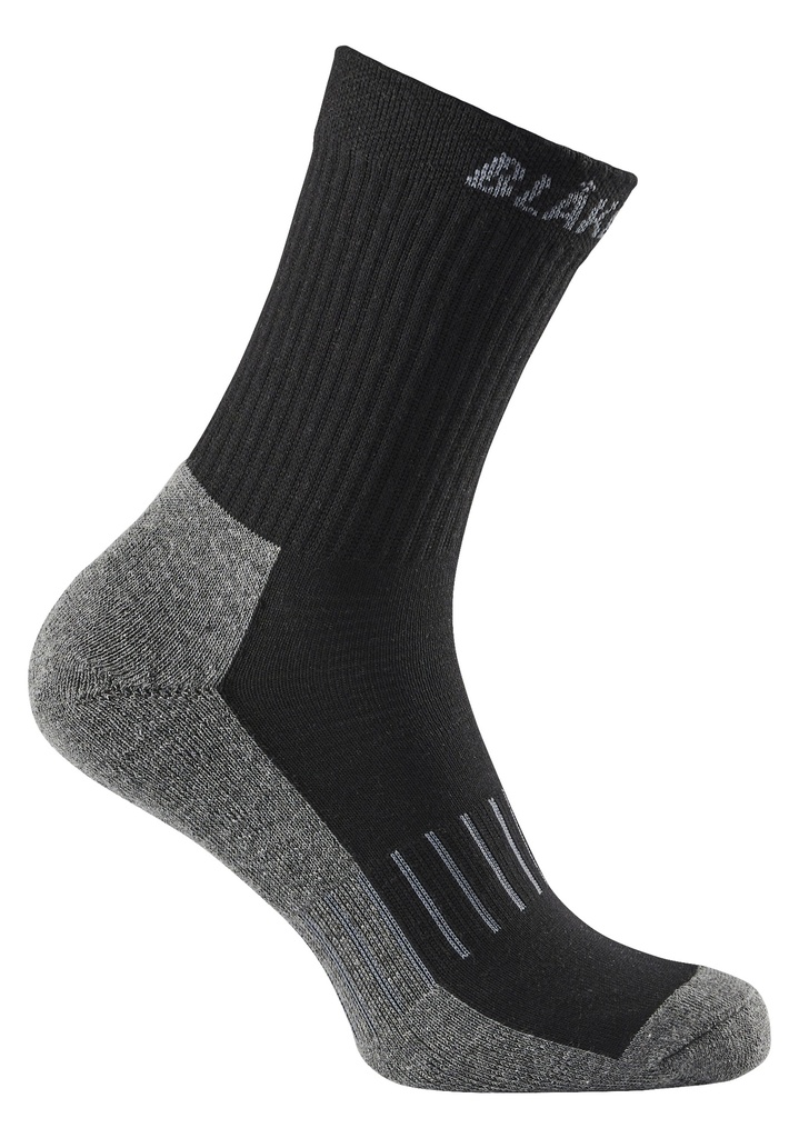 Blaklader Cotton Sock 3-Pack Black/Dark Grey - Size 40-42