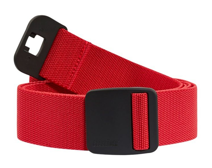 Blaklader Belt with Stretch Non Metal Red - S/M