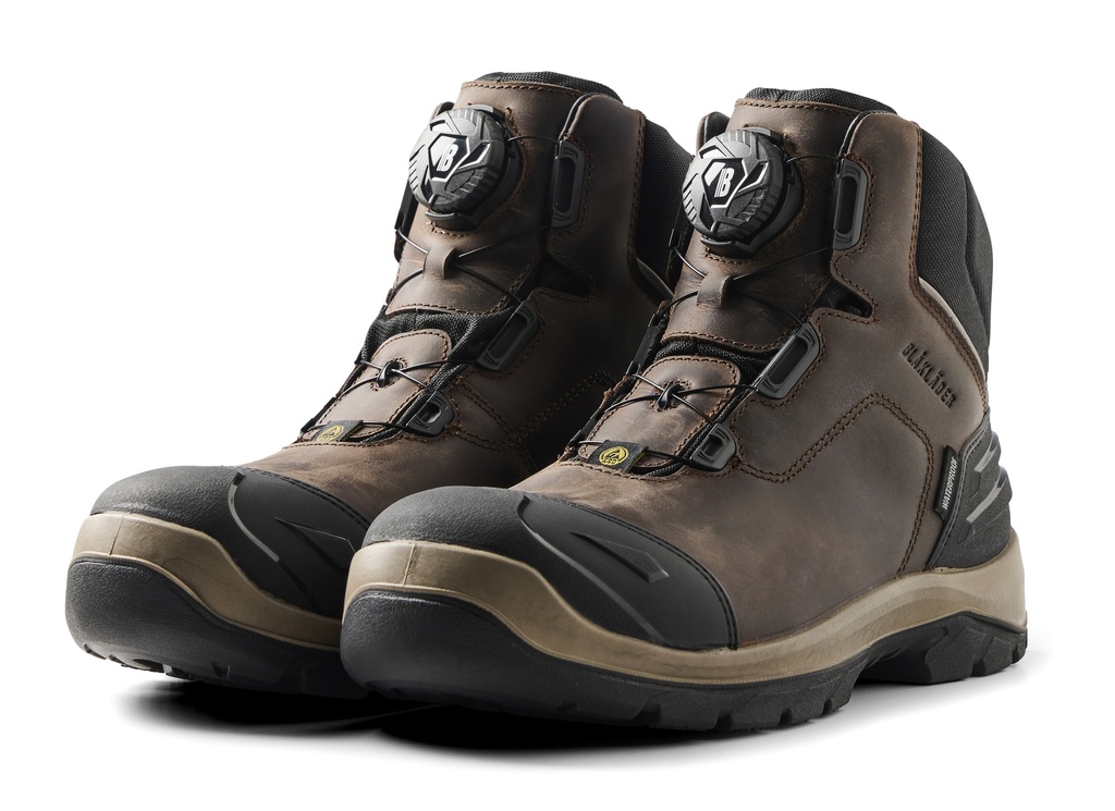 Blaklader Elite Safety Boot S7S Waterproof Brown/Black - Size 46