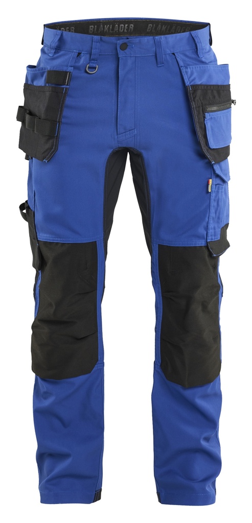 Blaklader Craftsman Trousers with Stretch Cornflower Blue/Black - D88 ON DISPLAY