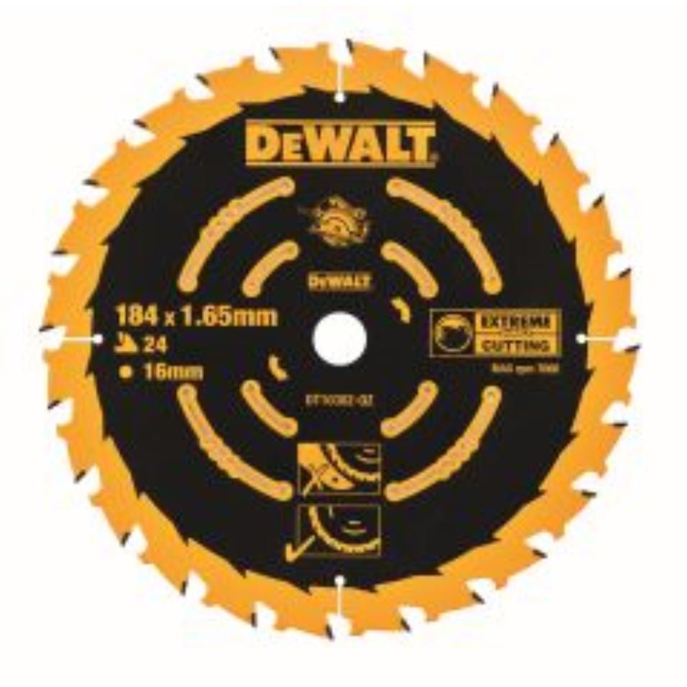 Dewalt ELITE Series 2nd Fix Circular Saw Blade 184 x 16mm x 40T