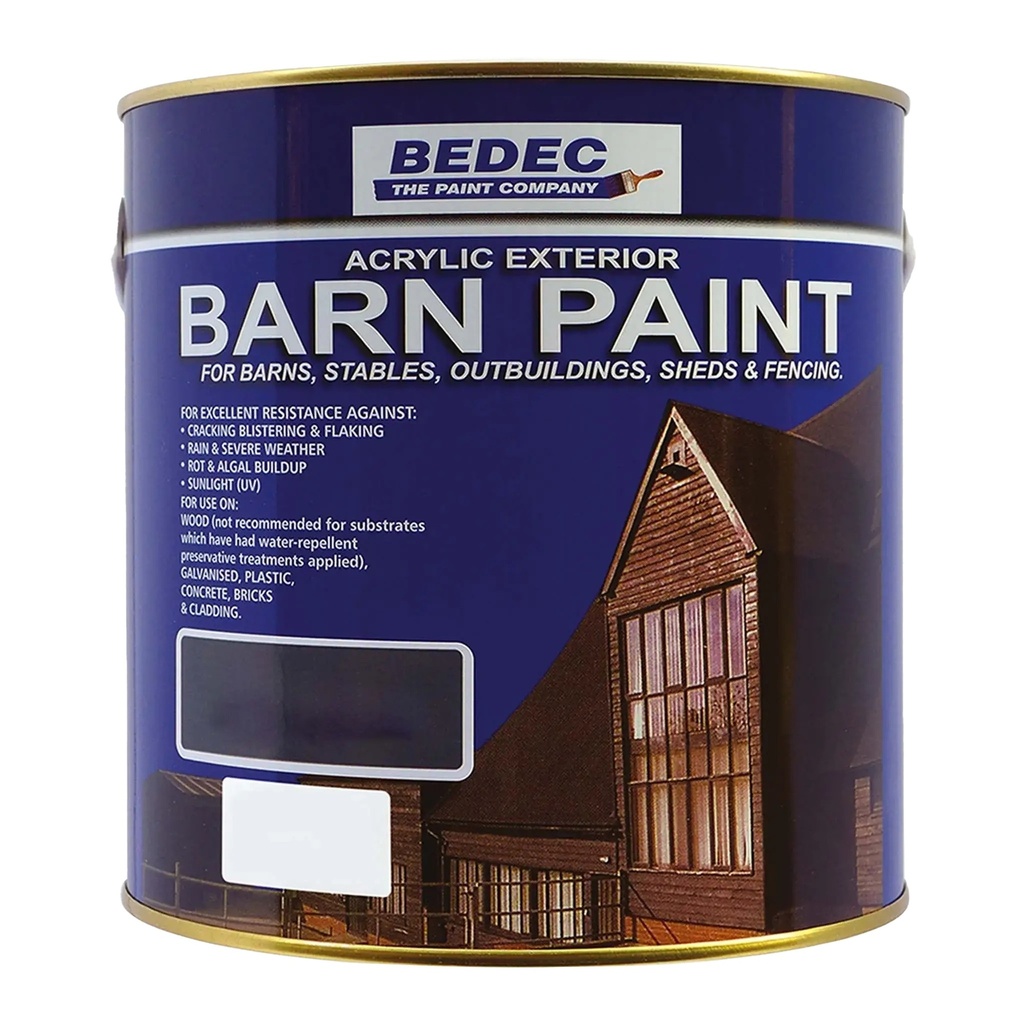 [102583] Bedec Barn Paint Semi-Gloss Anthracite 2.5L