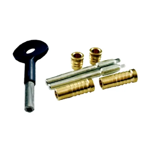 [120044] Sichern Brass Sash Dual Screw - 2 + Key - Electro Brass