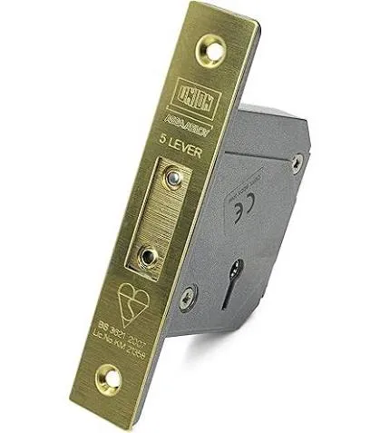 [114474] Sichern BS3621 5 Lever Dead Lock CE/Certifire/FD, 63mm - Electo Brass
