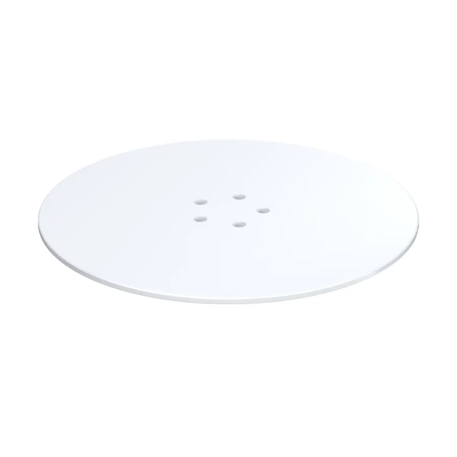 Viva Matt White Metal Shower Trap Dome