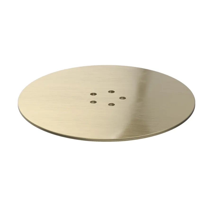 Viva Brushed Brass Metal Shower Trap Dome