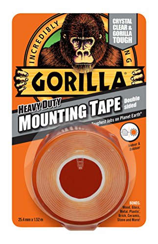 Gorilla Heavy Duty Mounting Tape Clear 1.5m