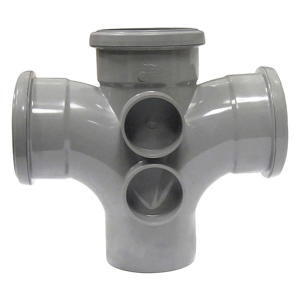 FPS Grey 110mm 92.5° Double Branch SP230G