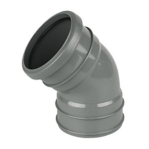 [FLOP-SP440G] FPS Grey 110mm 135° Bend Socket/Solvent SP440G