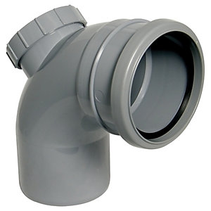 FPS Grey 110mm 92.5° Access Bend SP169G