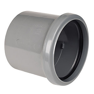 FPS Grey 110mm Single Socket Coupling SP124G