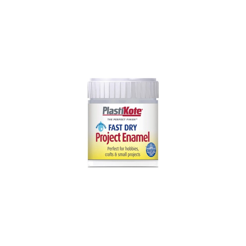 Plasti-Kote Fast Dry Enamel Chrome (B-35) 59ml