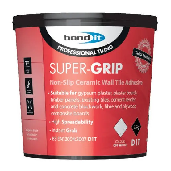 [BDTA06] Bond It Super-Grip Tile Adhesive 7.5kg