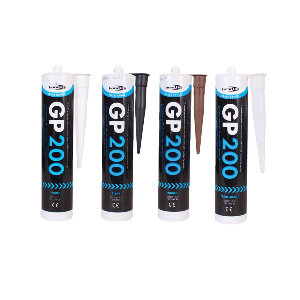 Bond It GP200 General Purpose Silicone Sealant Black