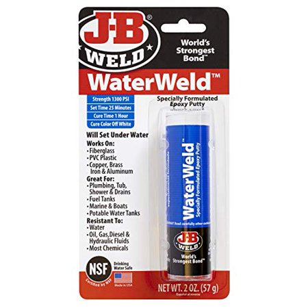 J-B Weld Waterweld Epoxy Putty 57g / 2oz