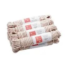 Braided Polished Red Spot Sash Cord No 8. 6mm x 10m
