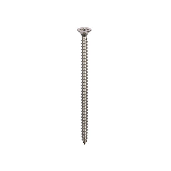 Unifix A2-304 St/St General Purpose Chippy Woodscrews Pozi Csk Head - 5.0 x 40mm