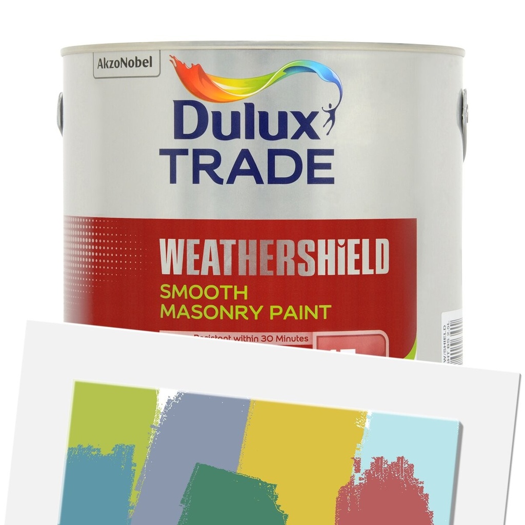 [8441] Dulux Trade Weathershield Smooth Masonry Extra Deep Base 2.5L