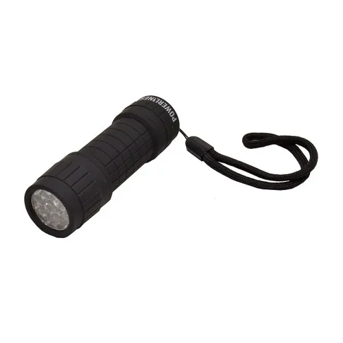 Centurion Black Rubber Coated Mini Torch