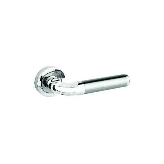 Sichern Alnwick Round Rose Latch (Polished/Satin Chrome)