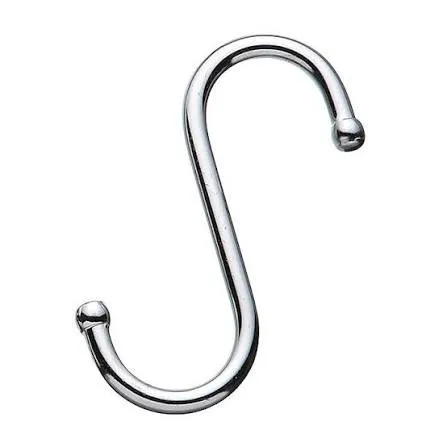 [HE118P] Centurion 95mm CP Ball End S Hook (pack of 2)