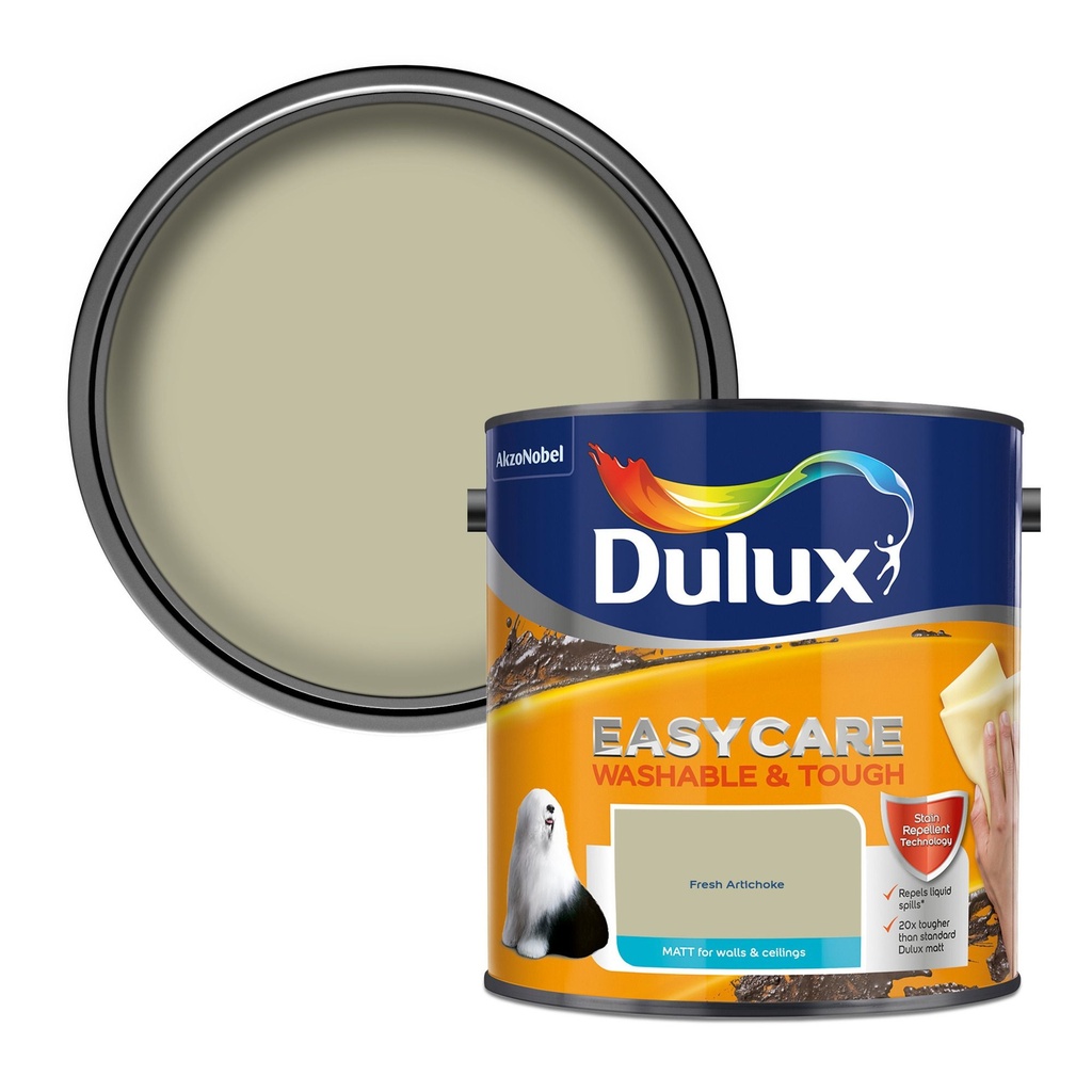 Dulux Easycare Matt Fresh Artichoke 2.5L