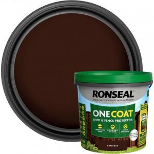 Ronseal Ronseal One Coat Shed & Fence Dark Oak  5L