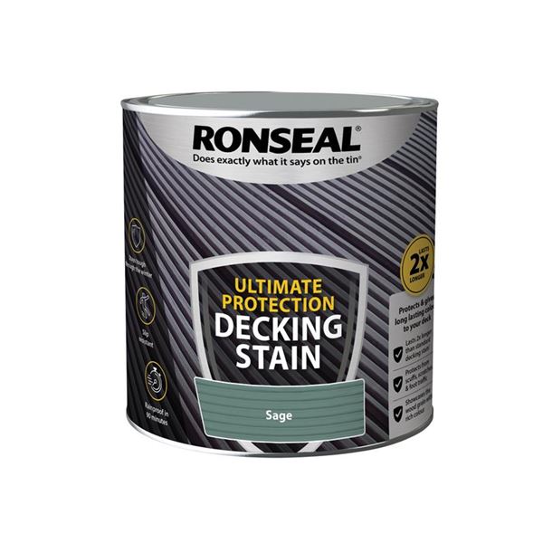 Ronseal Ultimate Protection Decking Stain Slate 2.5L