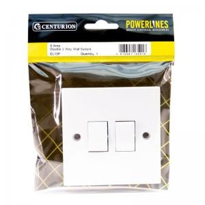 Centurion 10 Amp Double 2 Way Wall Switch
