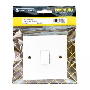 Centurion 10 Amp Single 2 Way Wall Switch