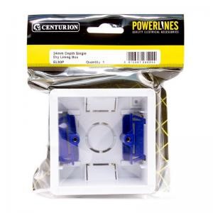 Centurion 34mm Depth Single Dry Lining Box