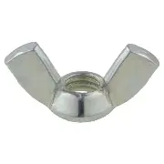 Unifix Wing Nuts UNI 5448 BZP - M8 x 1.25 (Bag of 10)