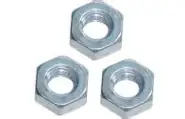 Unifix Grade 8.8 Hex Sets DIN933/Form A Washers DIN125A/Class 8 Full Nuts DIN934 BZP - M6 x 25 (Bag of 10)