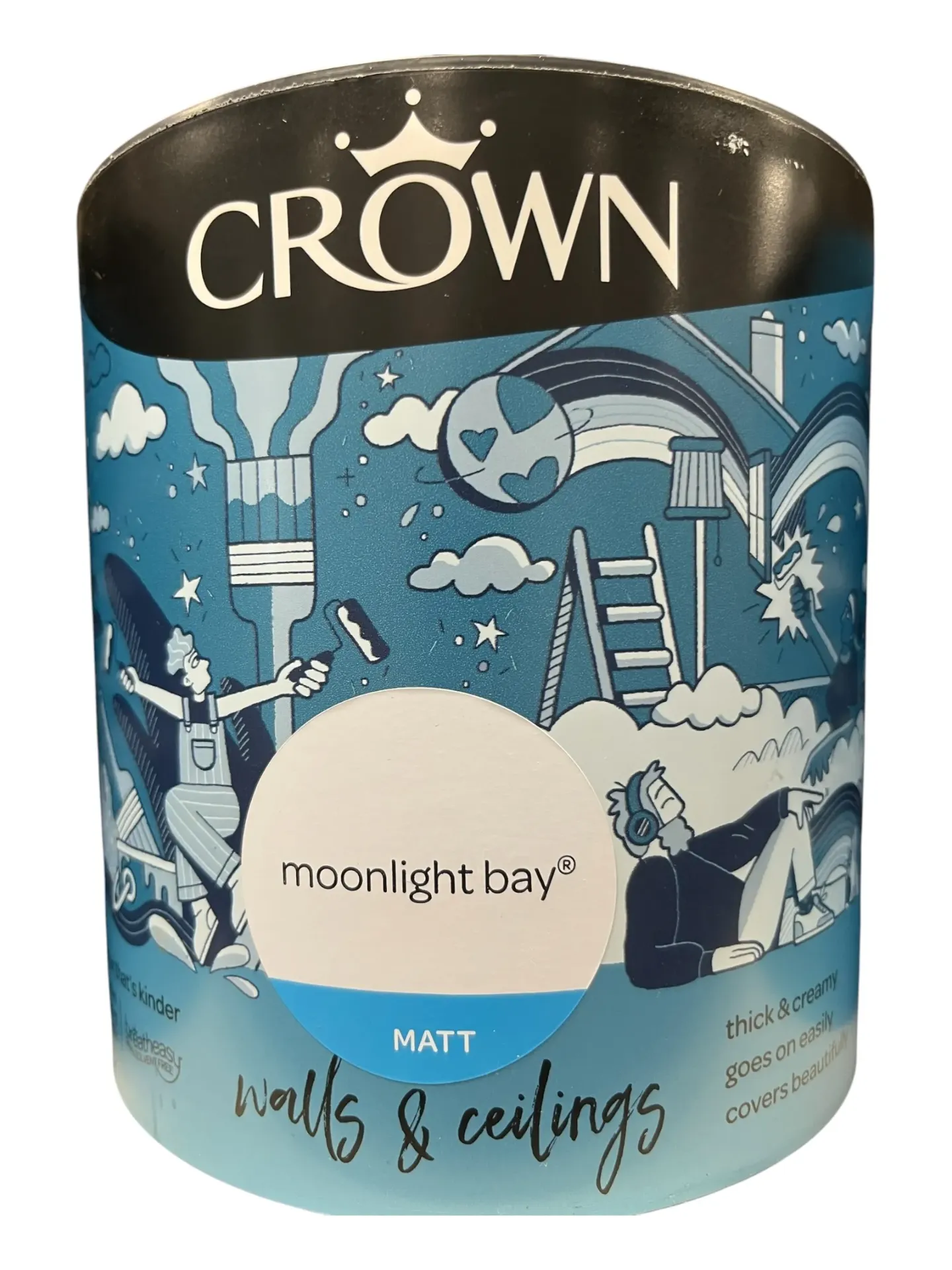 Crown Matt Emulsion Moonlight Bay 2.5L