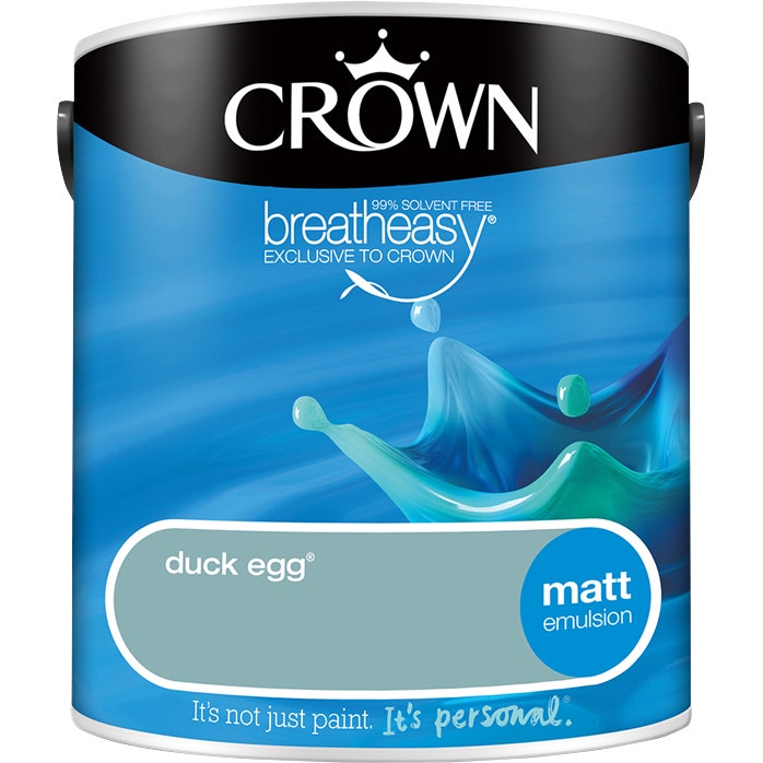 Crown Matt Emulsion Duck Egg 2.5L