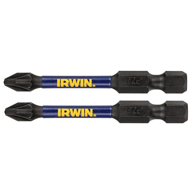[IRWIW6061404] Irwin Impact Pro Performance Screwdriver Bits PZ2 57mm (5 Pack)