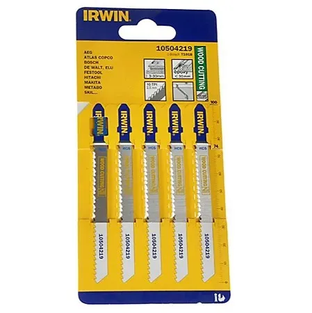 Irwin Wood Jigsaw Blades Pack of 5 T101B