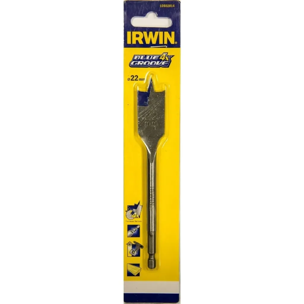 Irwin Blue Groove 4X Flat Bit 28 x 152mm